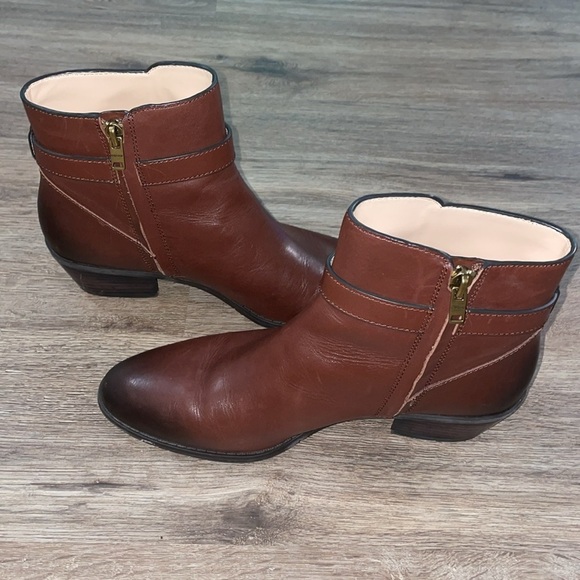 Coach brown leather boots 🥾 size 8B - Picture 3 of 10